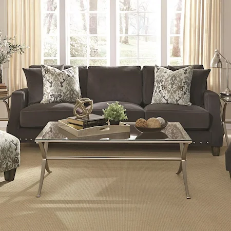 Sofa with Transitional Style